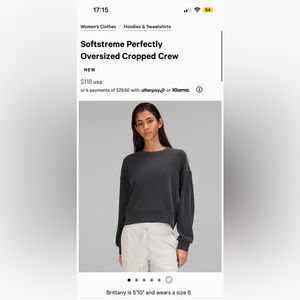 Lulu lemon sweatshirt never worn